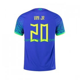 Camisolas de futebol Brasil Vinicius Junior 20 Equipamento Alternativa World Cup 2022 Manga Curta